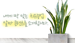 치유농업 알짜 콘텐츠~ 여기 다 있네