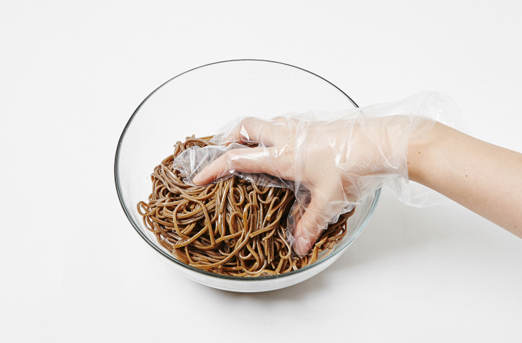 메밀국수김말이 메밀국수김말이