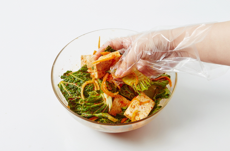 봄동두부무침 봄동두부무침