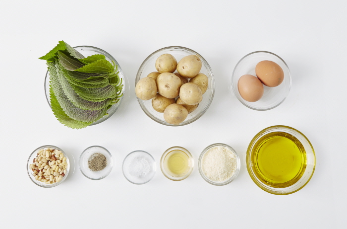 깻잎소스감자범벅 깻잎소스감자범벅