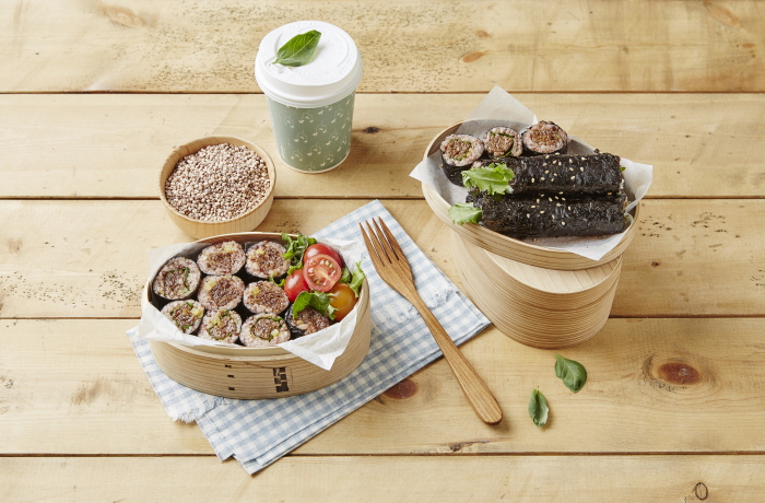 수수떡갈비김밥 수수떡갈비김밥
