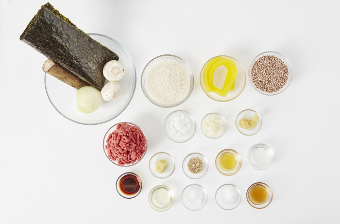 수수떡갈비김밥 수수떡갈비김밥