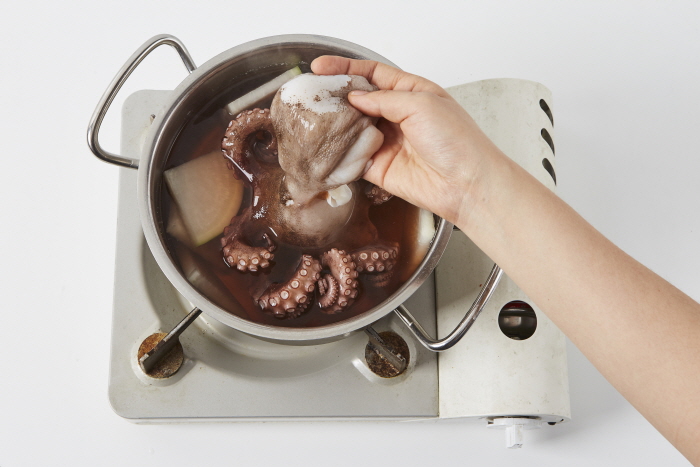 산딸기소스문어숙회 산딸기소스문어숙회