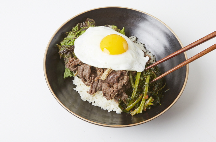 열무김치 불고기비빔밥 열무김치 불고기비빔밥