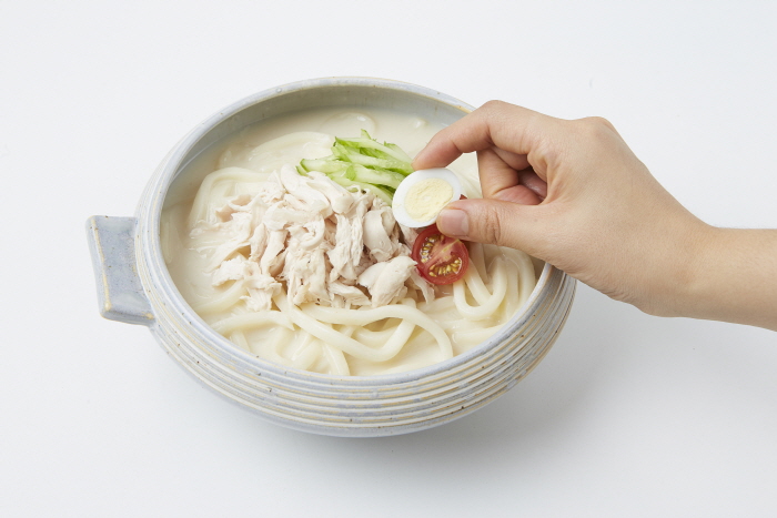 닭안심 두유냉우동 닭안심 두유냉우동