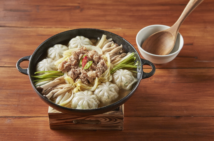 불고기 만두 된장 전골 불고기 만두 된장 전골