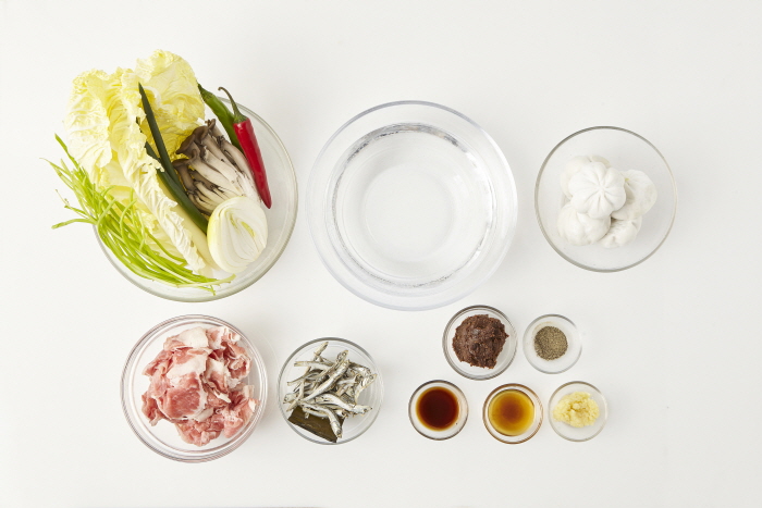 불고기 만두 된장 전골 불고기 만두 된장 전골