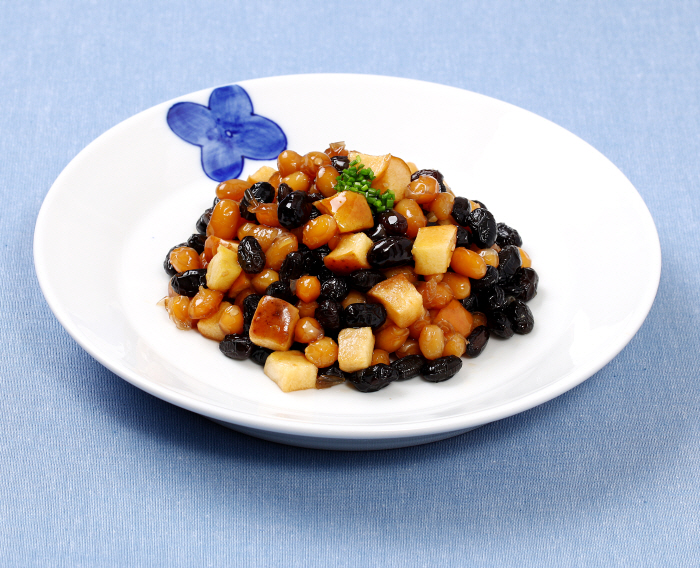 사과 콩조림 사과 콩조림