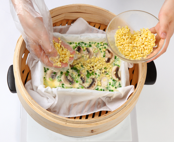 녹두 달걀 버섯찜 녹두 달걀 버섯찜