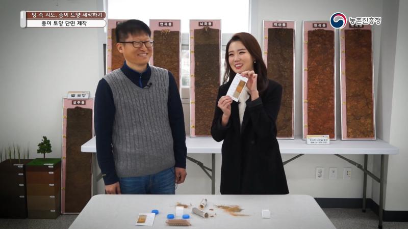 땅 속 지도, 종이 토양 제작하기