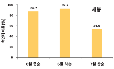 씨감자 수확시기