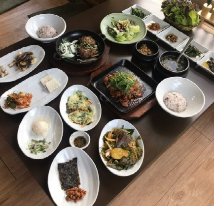 밥꽃하나피었네