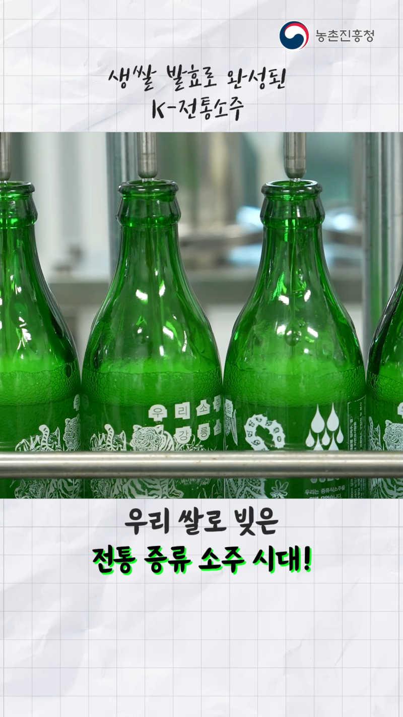 효모 생쌀발효기술을 활용 고품질 증류즈 제조과정_쇼츠 A