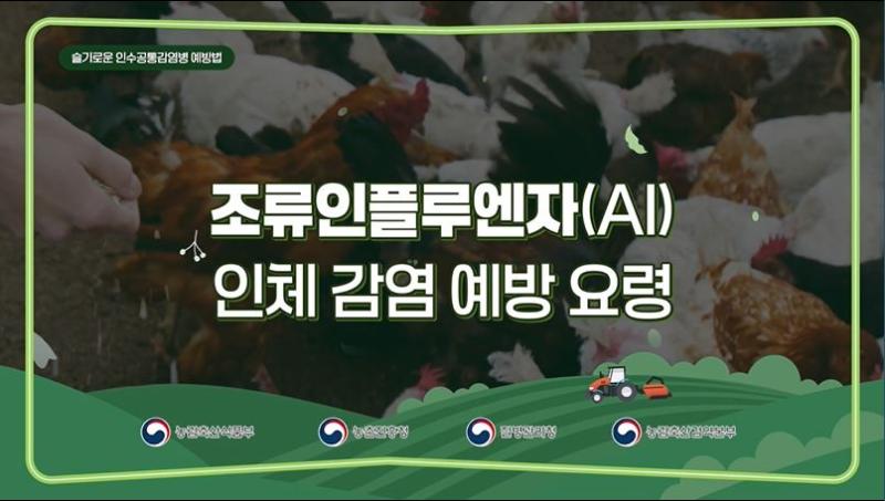 조류인플루엔자(AI) 인체감염증 예방