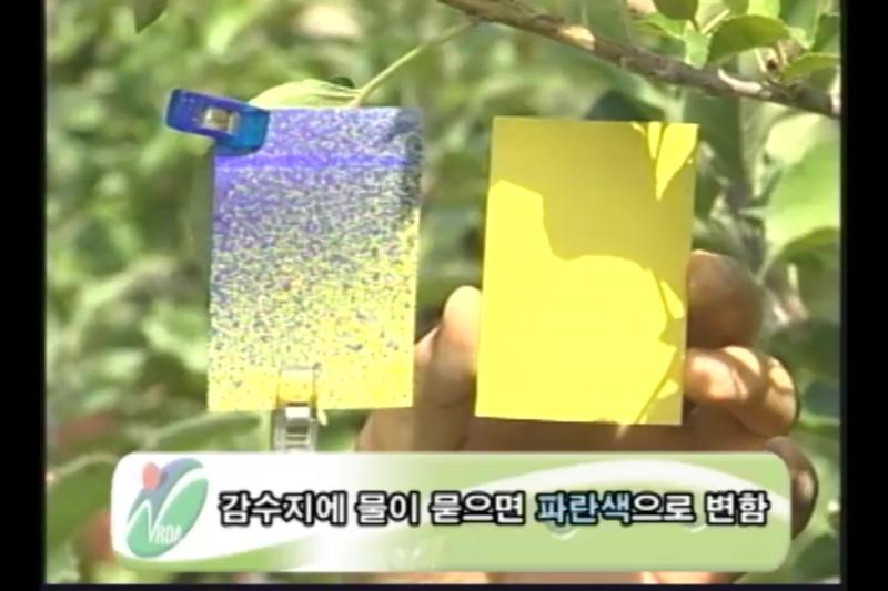 약제부착정도 테스트_감수지 부착