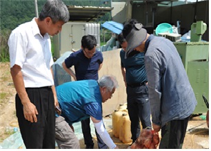 민원인과 대담 및 기술지원