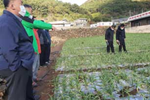 현장기술지원 결과 설명 사진