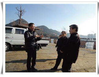 농가로 부터 현장상황 청취